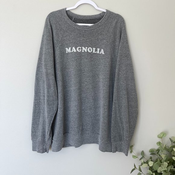 Magnolia Sweaters - Magnolia Gray Sweater, Joanna Gaines Brand, Comfy Cozy Pullover Crew Neck